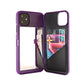 Card Slot Mirror Back Cover Flip  iPhone Case
